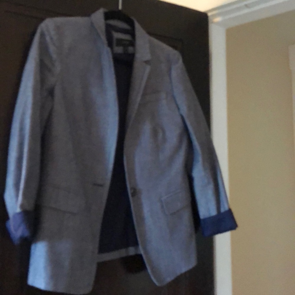 JCREW Navy Blazer Size 6 EUC